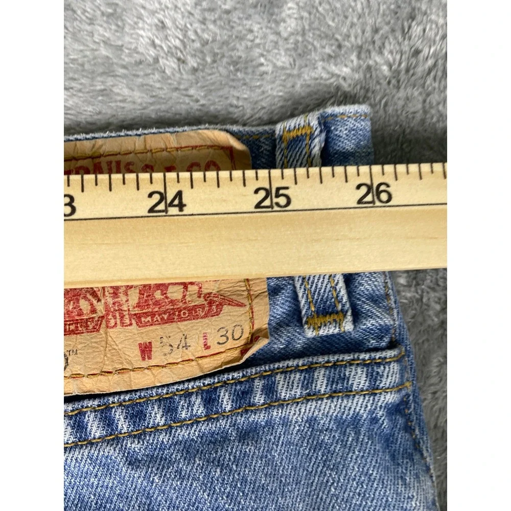 Levi's 560 Comfort Fit Jeans Mens 54x30 Blue Excellent Relaxed Tapered Denim